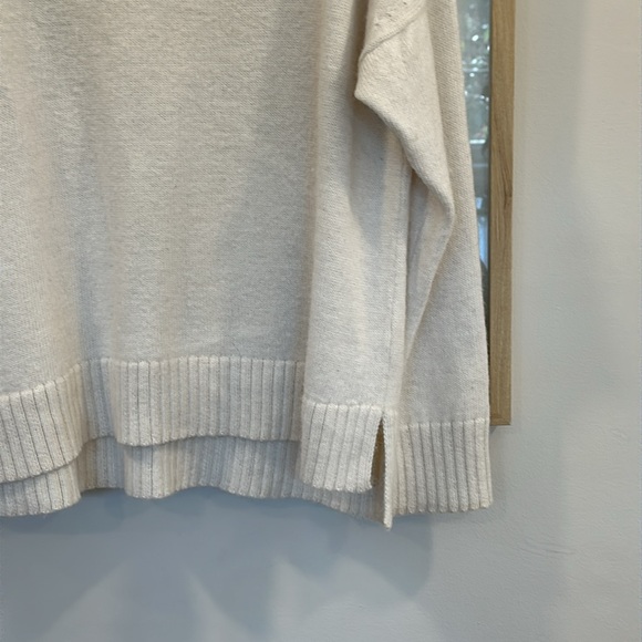 Tradlands Cream Ivory Alpaca Wool Sweater Ribbed Knit Womens Medium - Picture 3 of 10